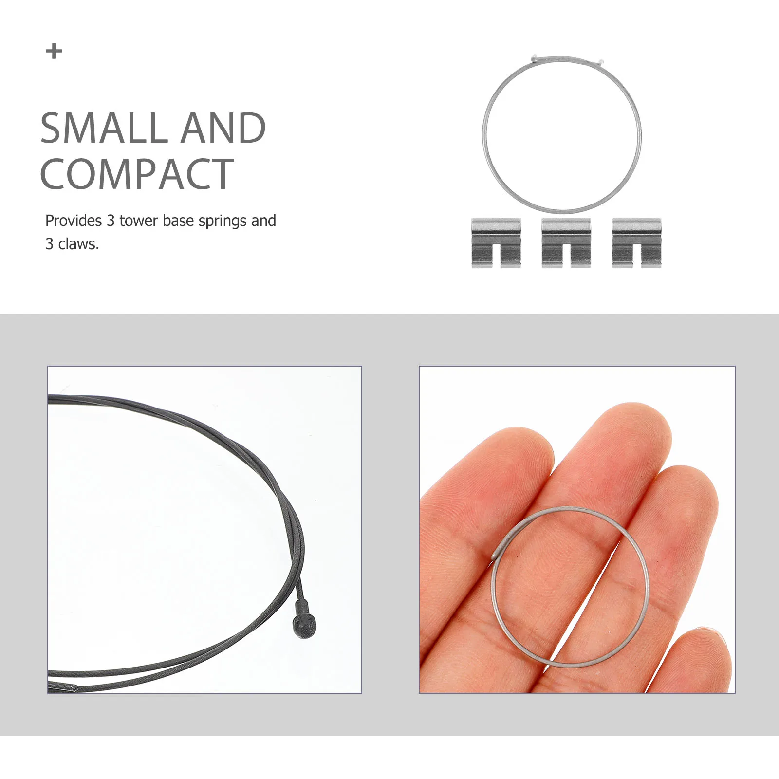 

1Set Stainless Steel Spring with for Bicycle Repair Kit Replacement Parts Compatible with Multiple