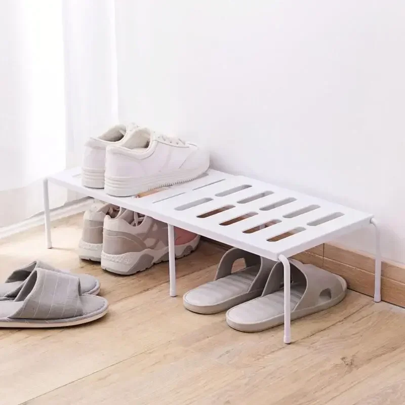 

ABS Extensible Shoe Rack Storage Shelf Shoe Organizer Sink Storage Rack Cabinet Organizer Household Holder Under