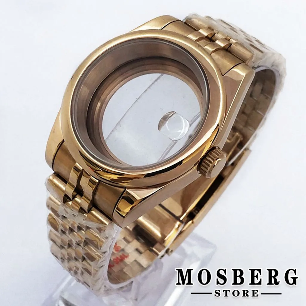 

Watch Case 36mm 39mm Sapphire Glass Stainless Steel For NH35 NH36 ETA2824 2836 Miyota8215 8205 821A PT5000 ST2130 Movement