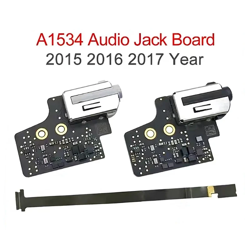 

Original Used A1534 Audio Jack Board with Flex Cable 820-4049-A 821-1910-A 821-00885-A for MacBook Retina 12" 2015 2016 2017