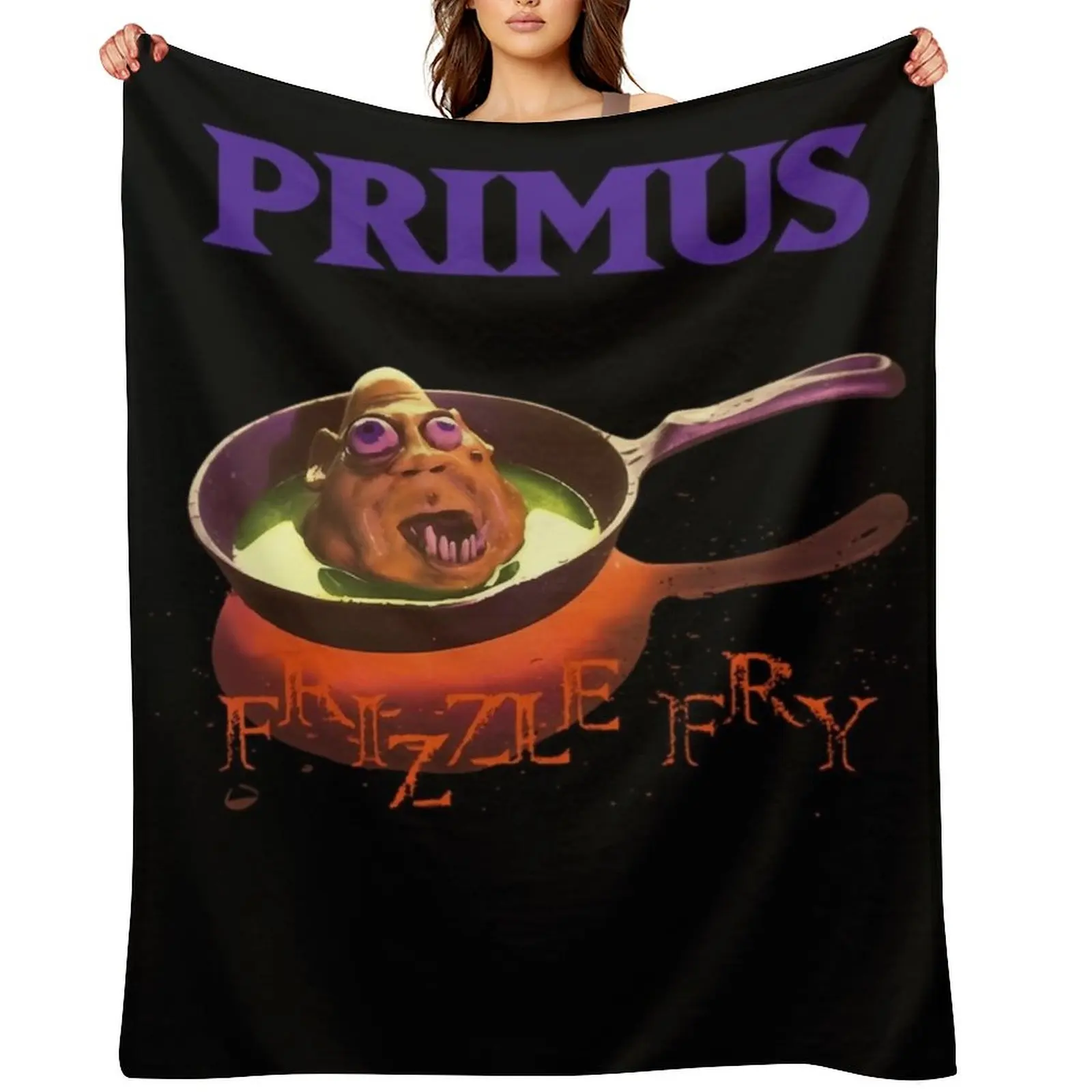 

Primus Frizzle Fry Throw Blanket For Baby Custom Cute Plaid Moving Blankets