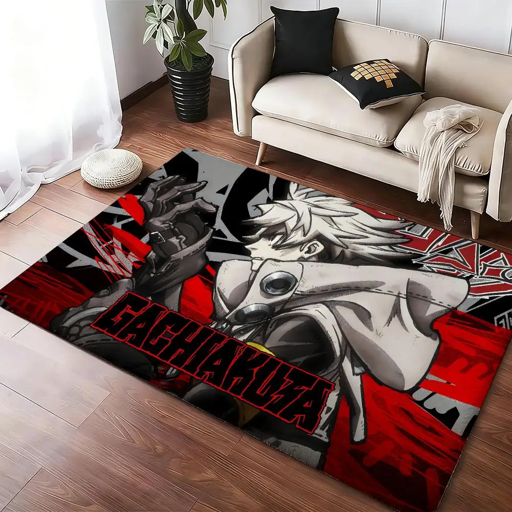 GACHIAKUTA Floor Mat Soft Thickened Absorbent Non-Slip Bedroom Living Room Door Mat Home Decor Flannel Rugs