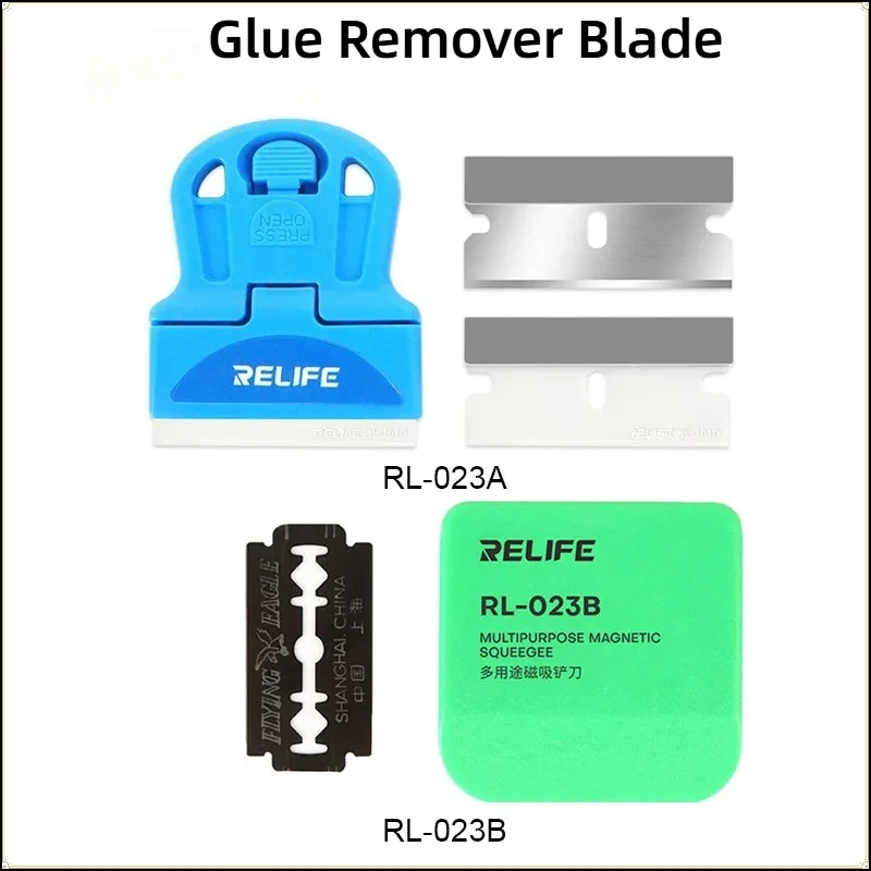 RELIFE RL-023A RL-023B Multipurpose Glue Removal Blade For Mobile Phone Repair High Hardness LCD Screen Frame Glue Cleaning Tool