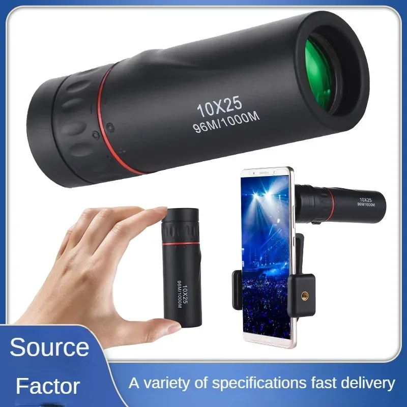 Monoculars 30X25 Mobile Phone Photos Portable  Outdoor Travel Camping High Definition High Power Professional  Telescope