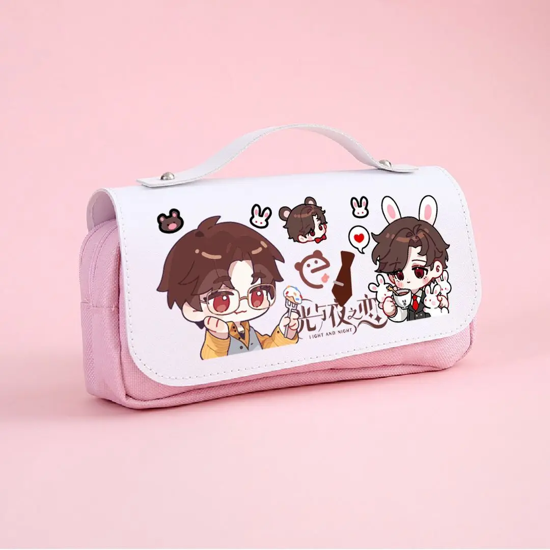 Neues Licht und Nacht Charlie Sariel Anime Mode Messenger Federmäppchen große Kapazität Aufbewahrungstasche Briefpapier Box Lolita Geschenk