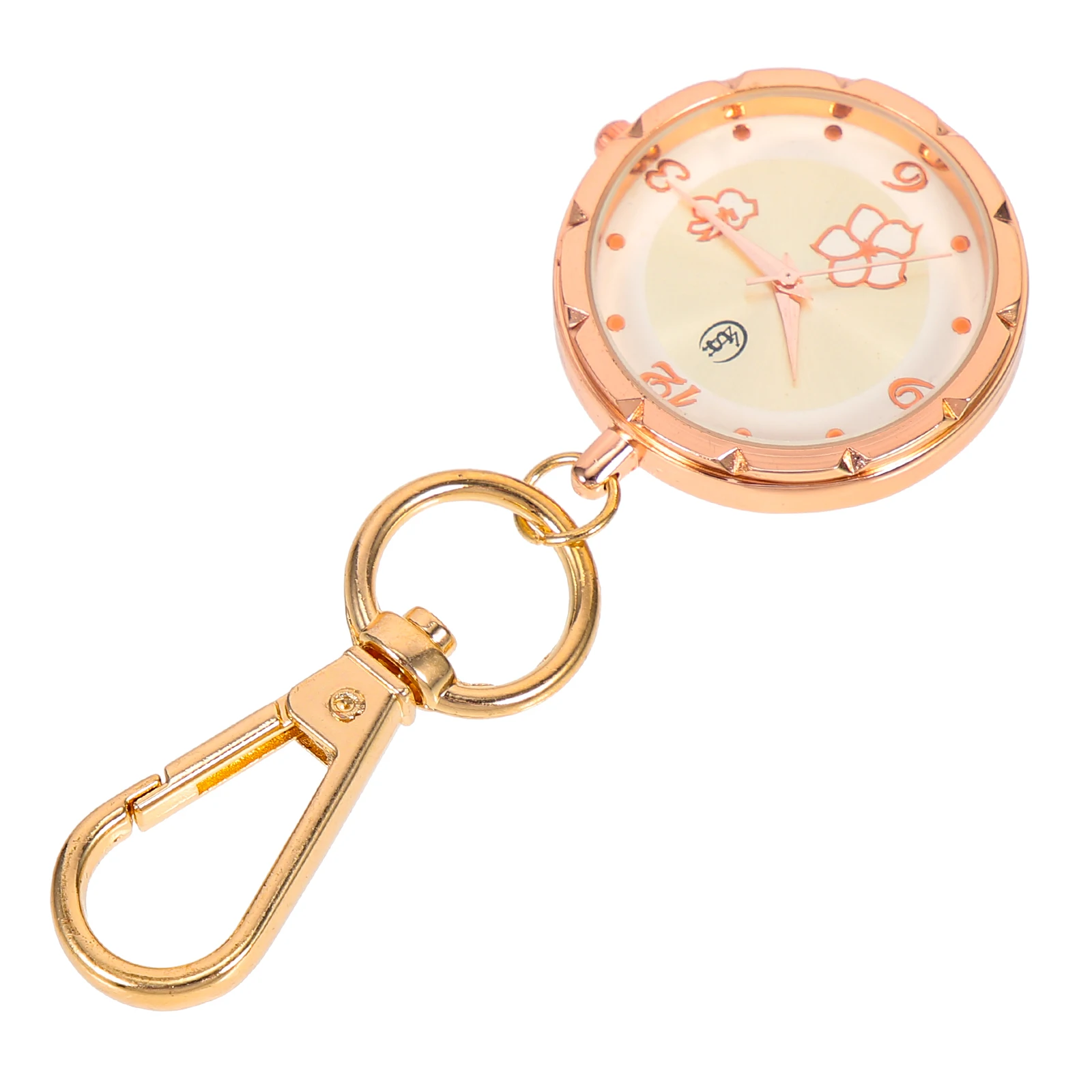 

Key Buckle Pocket Nurse Pocket Mute Watch Precision Movement Lightweight Durable Fob Watch Decoration Medical Gift
