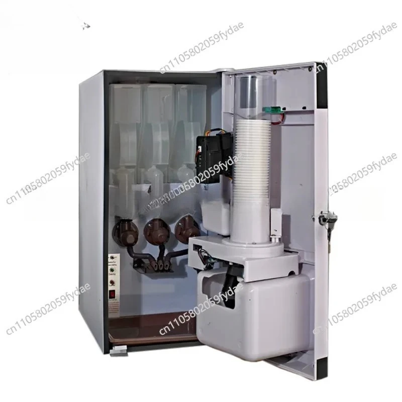 Coin-operated Coffee Vending Machine, Three Hot Drinks, Self-contained Cup Drop Coin Payment, Hot Milk Tea Coffee Machine