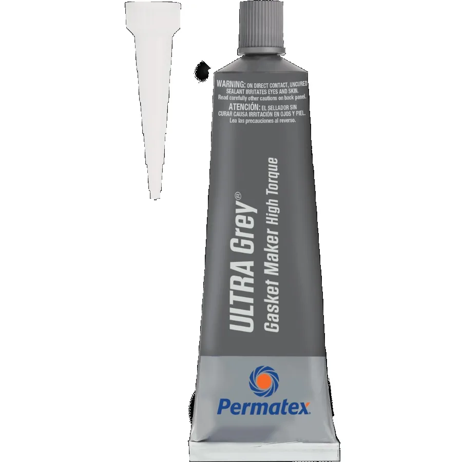 2 pack Ultra Grey Rigid HighTorque RTV Silicone Gasket Maker Sensor Safe And NonCorrosive For High Torque And Vibration Resista