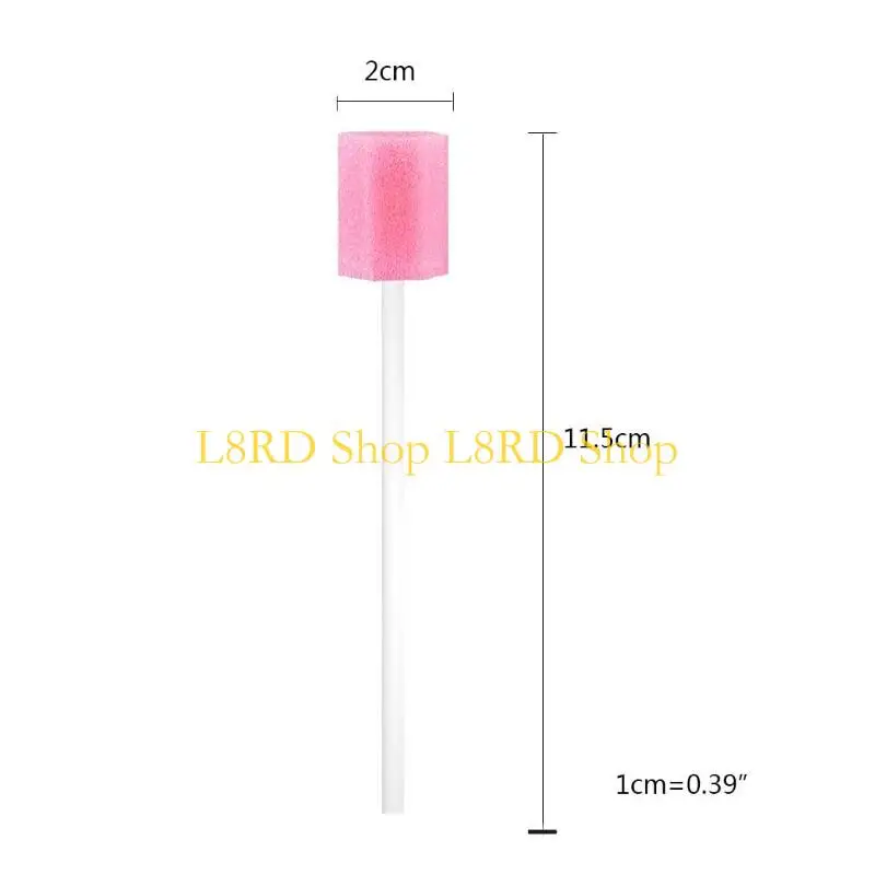 L8rd 10pcs/set使い捨て口頭ケアスポンスワブは、口腔クリーニングのための無味の滅菌歯科用sw棒を個別に掃除する