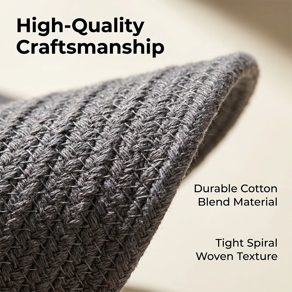Eco Friendly Hand Woven Cotton Yarn Round Table Mat 30cm Green Anti Slip Heat Insulation Pad for Western Food Soup Plate Bowl