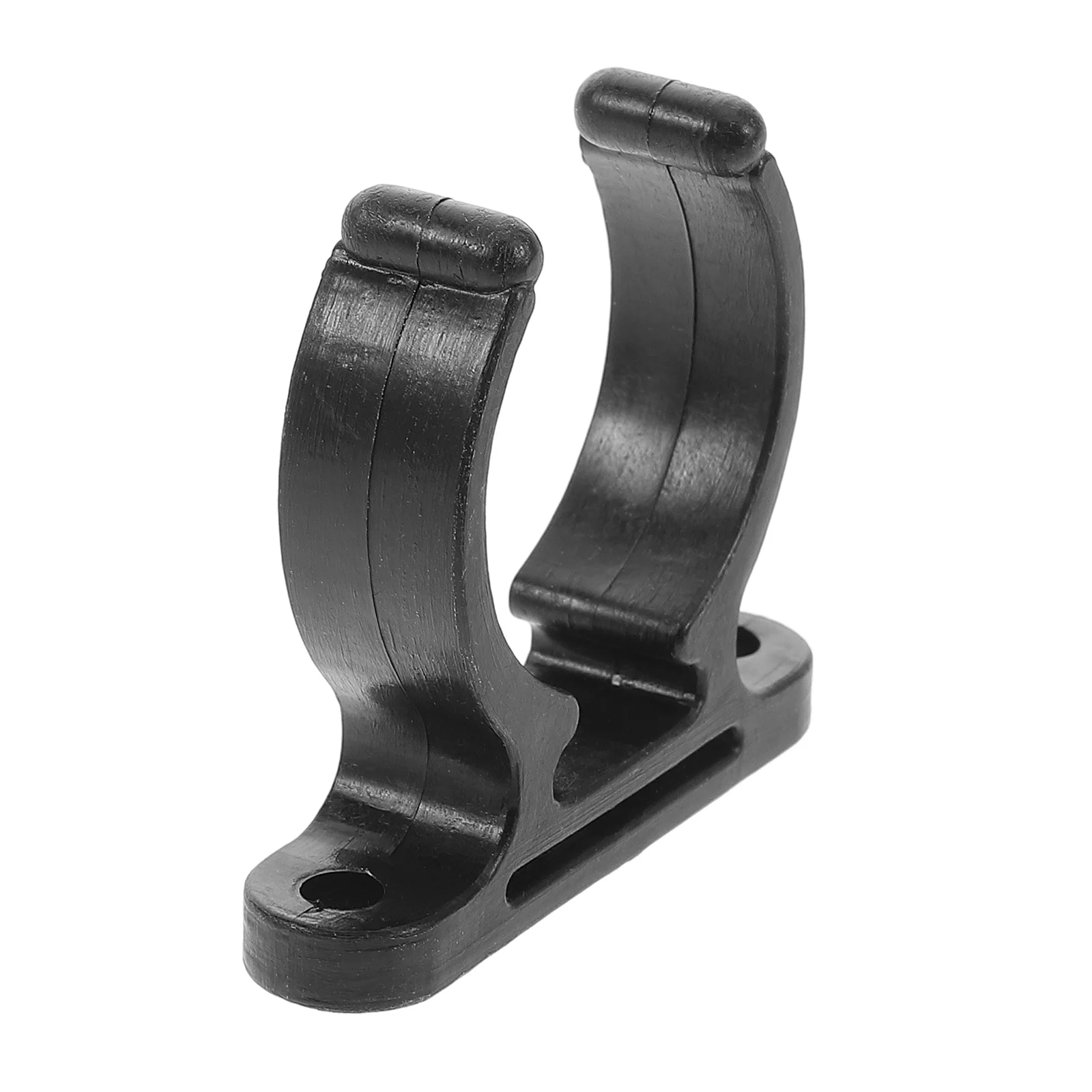 

Hose Clamp Tube Rod Hooks Brackets for Mounting Heavy Duty Clamps Boat Holders Black Nylon Marine