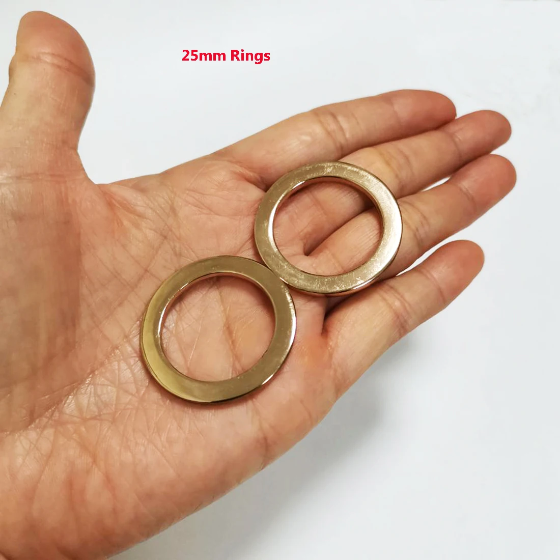 High quality 30pcs/lot 25mm Swimwear O-ring Bikini Alloy Ring Swimsuit DIY accessories bikini rings connectors