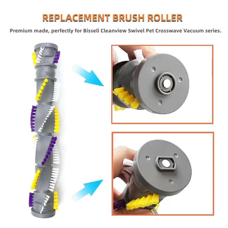 Belt Replacement Brush Roller 1611230 & 1604545 For Bissell 2252 2253 2254 22543 2255 2256 2258 2259 2260 2316