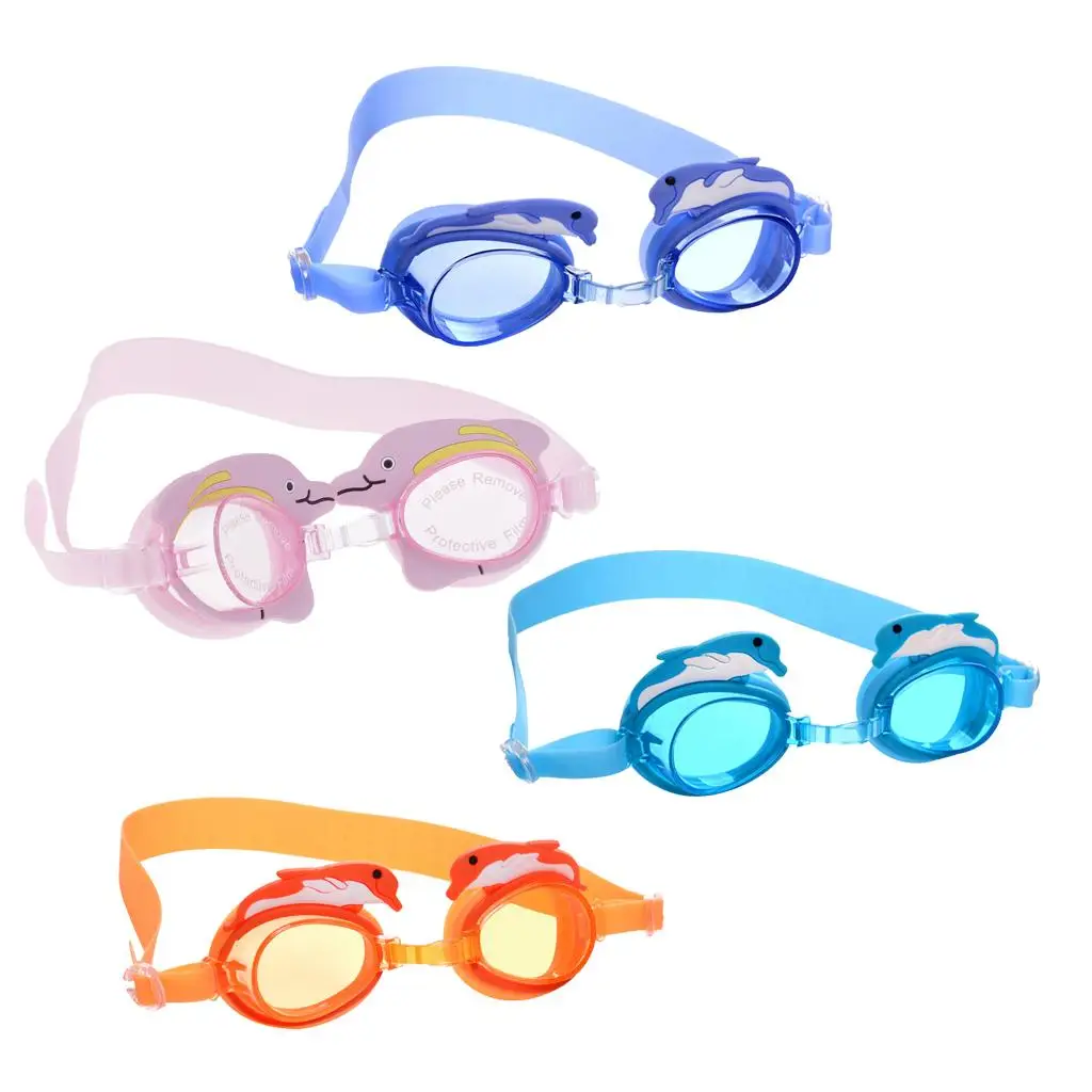 Anti-Fog Swimming Goggles Silicone Swim Goggles Glasses Swim Eyewear Kids Swimming Glasses for Kids Girls Boys