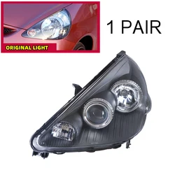 for Honda 04-07 fit headlight assembly old fit modified LED headlight lens 06 black bottom highlight