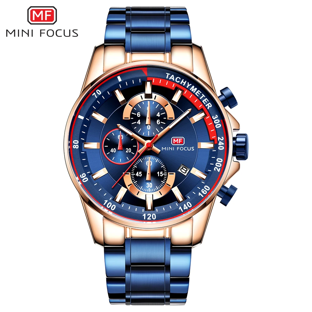 

Business Leisure Classic Men's Watch Three Eyes Running Second Multi Functional Chronograph Zeppelin Automatic Date Quartz Watch