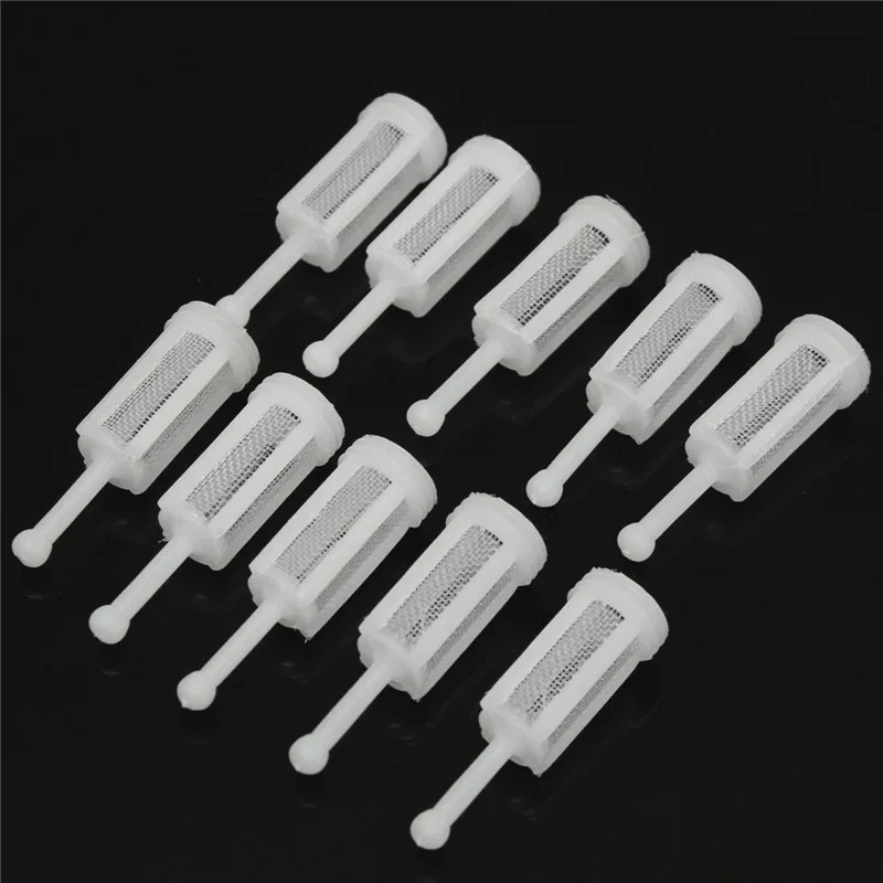 GTBL 10PCs plastic gravity typ spray filter pot diameter 11mm total length 36mm can adapt to the majority of solvent