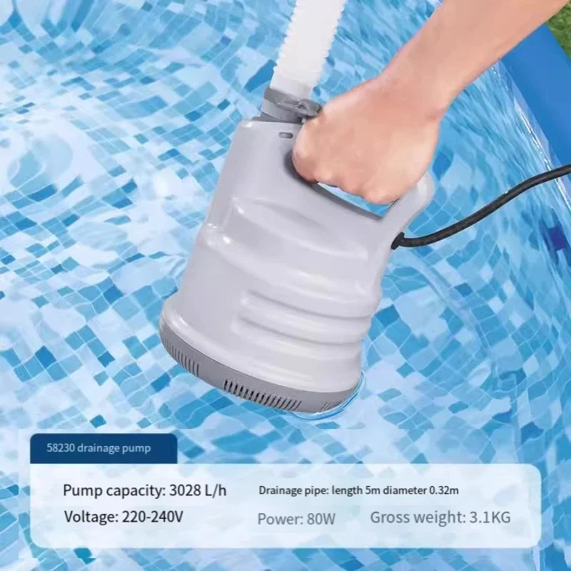 Original and genuine large household swimming pool drain pump suction pump outdoor pool bath water change large flow