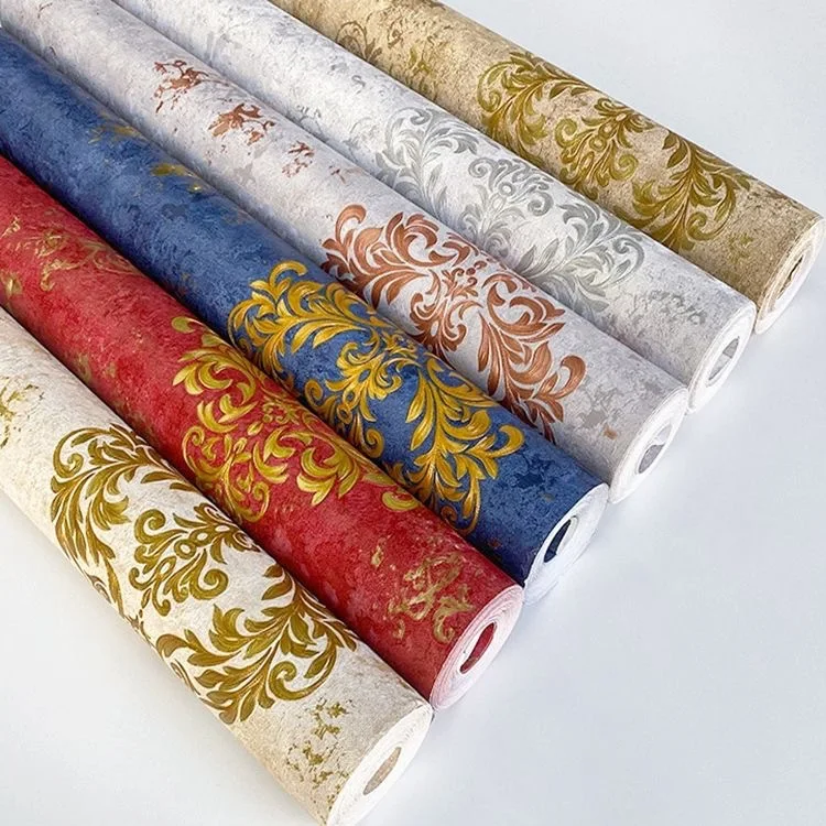 3D Wallpaper European Style Pattern 3D Embossed Mottled Damask Wall Mural Living Room Bedroom Background Home Decor Papel Tapiz