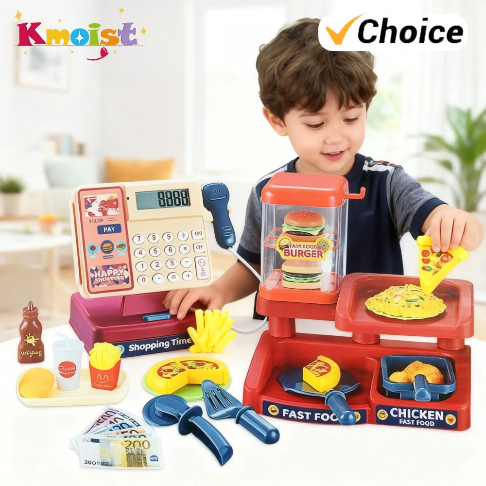 

Моделирование супермаркета, кассовый аппарат, игрушка для детей, игровой домик, игрушки, мини-магазин Convenience, кассир, электрические ролевые игры, подарки для детей