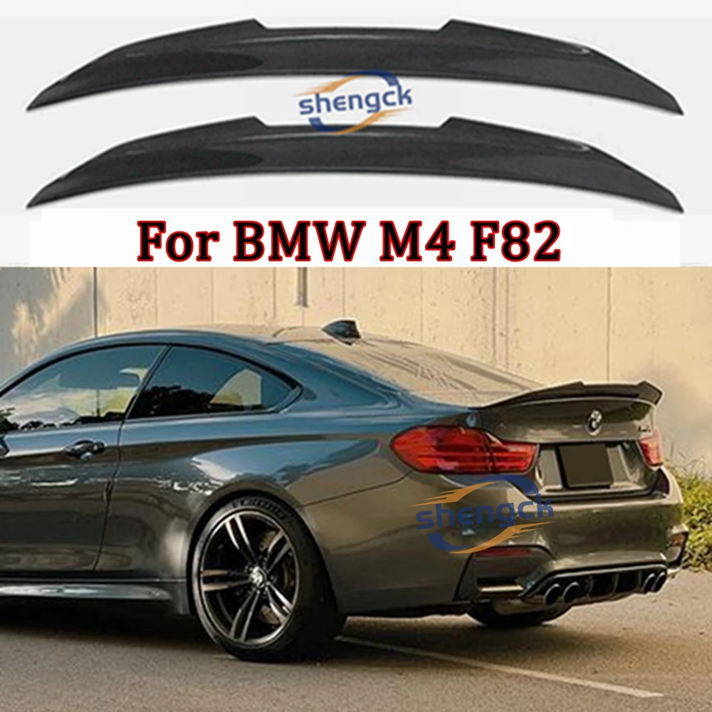 

For BMW M4 F82 PSM Style Carbon fiber Rear Spoiler Trunk wing 2014-2020 Forged carbon