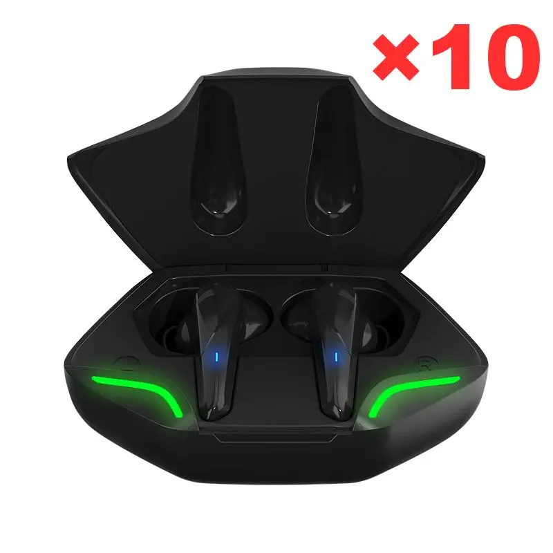 G11 Gamer Headset Low Latency Bluetooth Headphones TWS Wireless Bass Touch Control Earbuds HD Noise Cancellation Earphones 10pcs