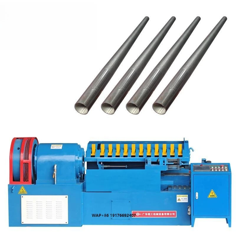 Rungoal Electric Steel Tube Tapering Forming Machine for Taper Tube and Conical End Production High Capacity 1000-2000 Pcs/Day