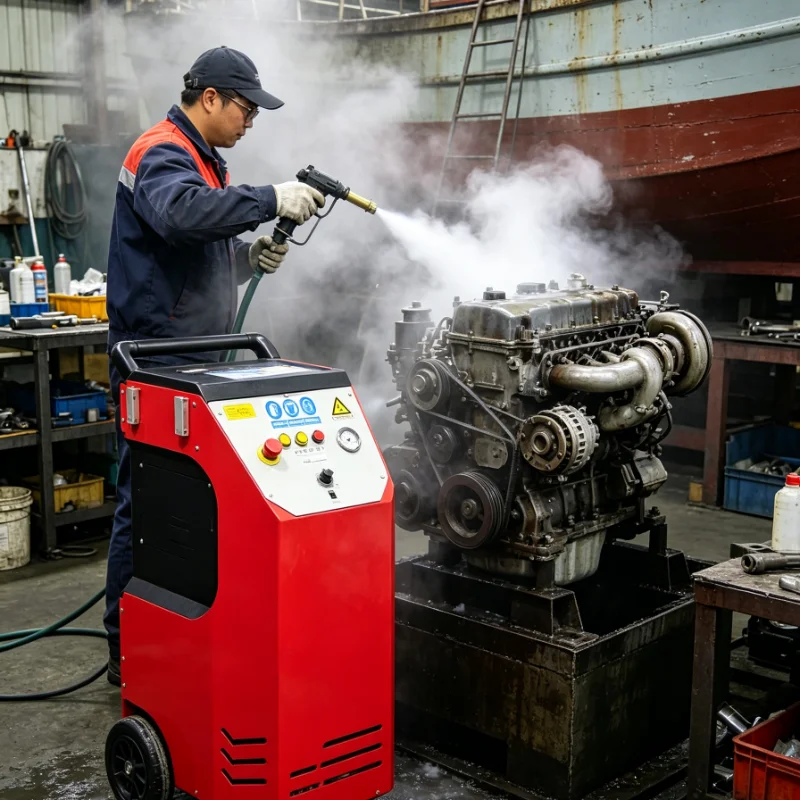 Universal Eco-Friendly Dry Ice Blasting Machine for Industrial Descaling & Degreasing