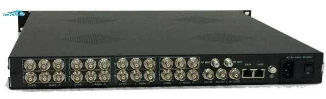 DMB 9580 MPEG-2 24-Channel SD Encoder  DVB ATSC ISDB  Encoding & Modulator