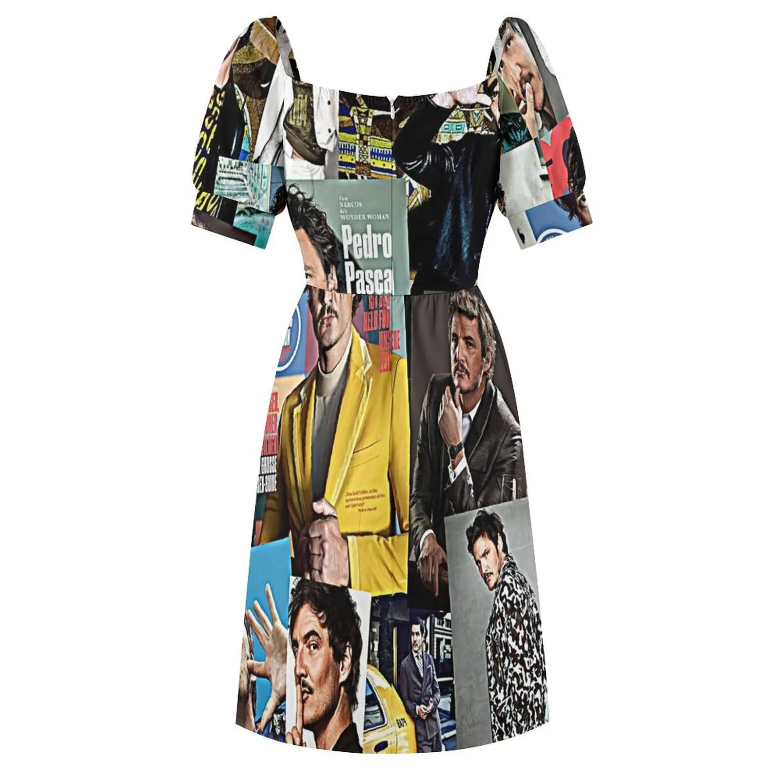Pedro Pascal Kurzarmkleid Abendkleid Kleidung Damen Sommerkleid 2025, Kleider für Damen