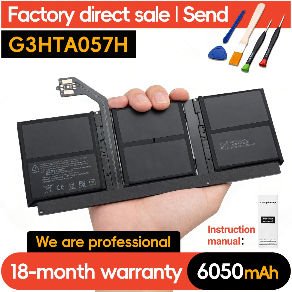 

Аккумулятор для ноутбука SUOZHAN G3HTA057H DYNT02 для Microsoft Surface Laptop 3/4/5 1867 1868 1872 1873 1958 1959 1978 1979 1950 1951 195