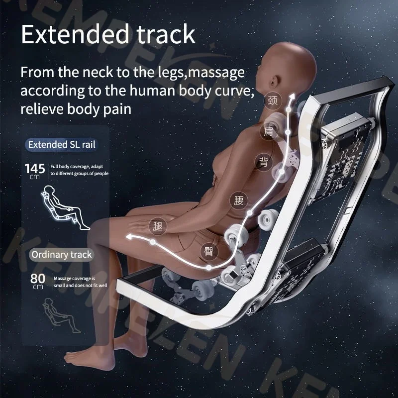 AI 4D MAX Full Body Massage Chair – Zero Gravity, Thai Stretch, Airbag Wrap & Oxygen Spa