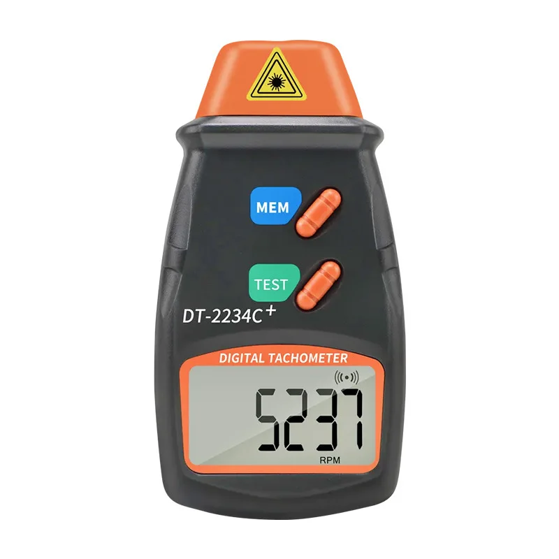 

1pc LCD Display Digital Tachometer Non-contact Tachometer Photoelectric Tachometer Home Electronic Product Accessories
