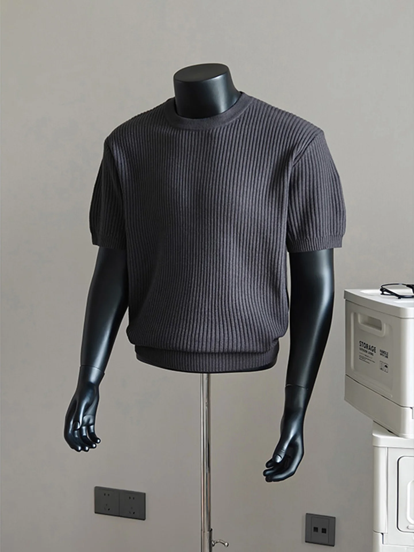 

Утепленный вязаный свитер для мужчин на раннюю осень, базовый слой, американский стиль