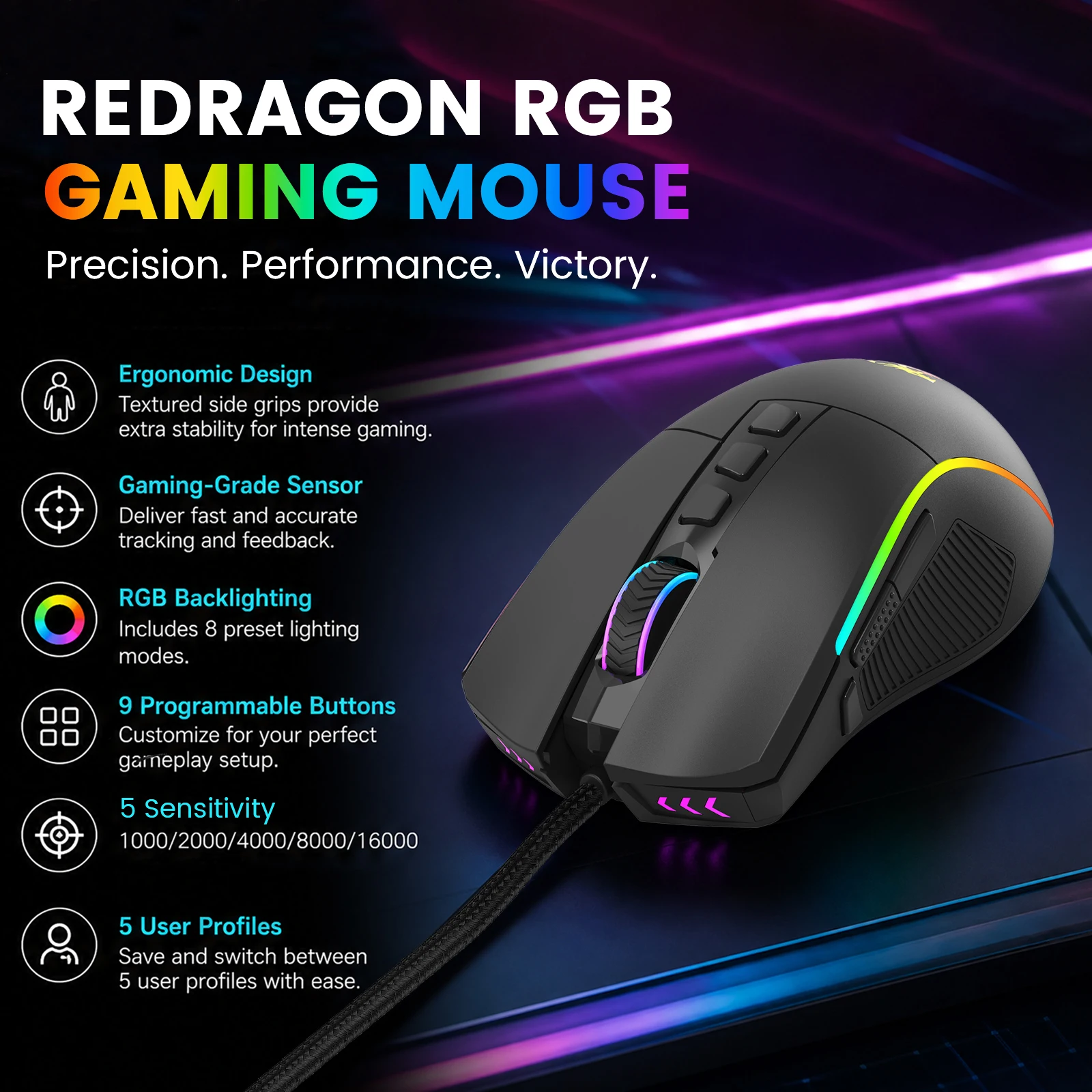FocusOnPC X11 RGB Gaming Mouse - Pc Gaming Jumbo review and price