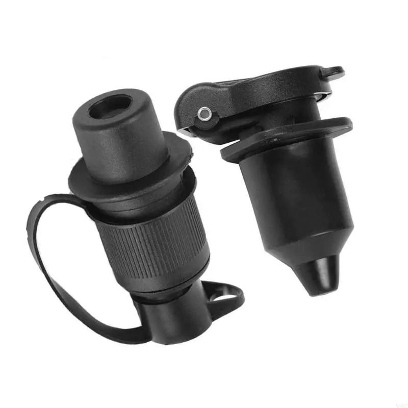 European 3 Pin 3 Trailer Connector Socket Weatherproof Easy To Install Suitable For Reliable Power Connection