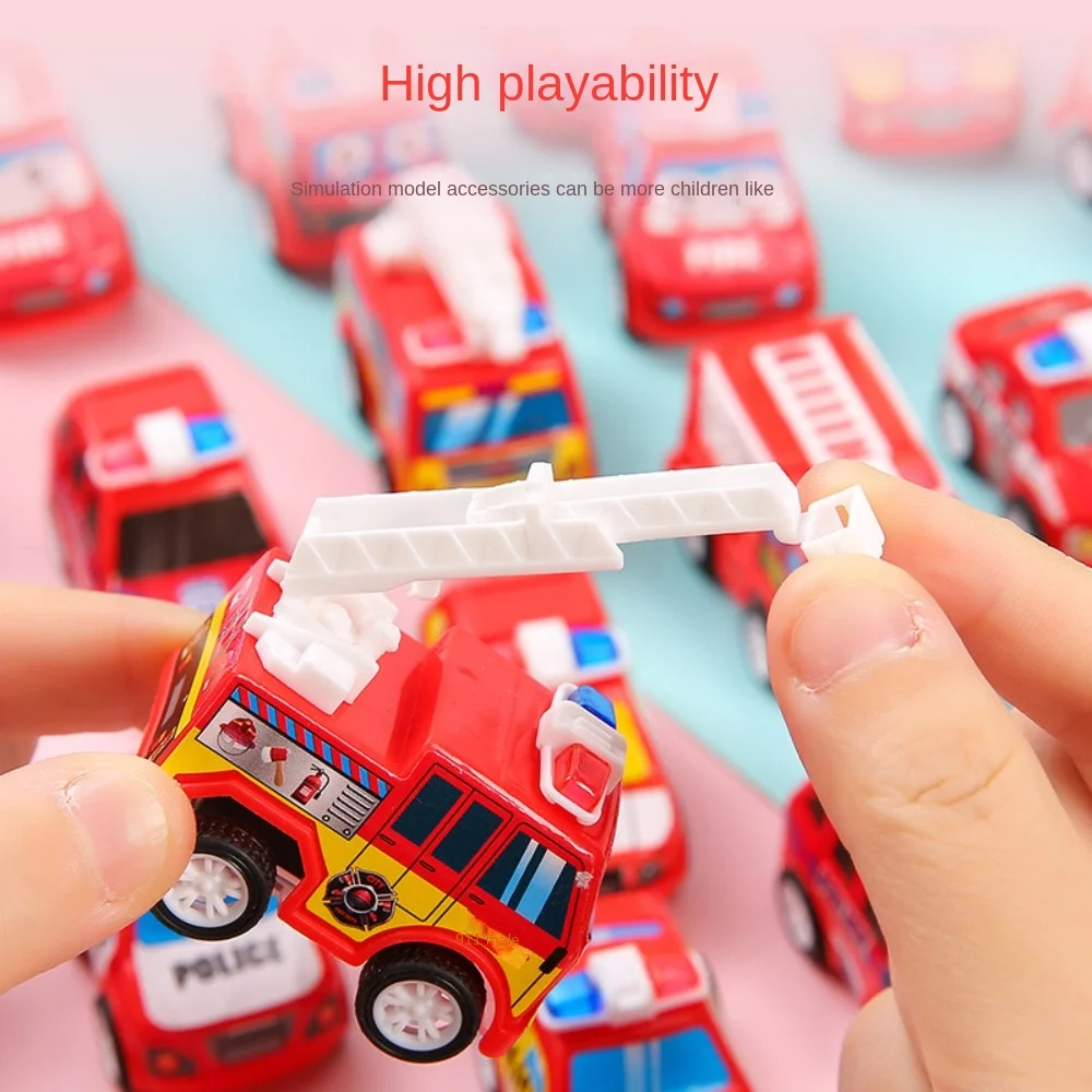 10-30 قطعة لطيف الاطفال التراجع النار لودر أطفال بالريموت كنترول صبي وفتاة حفلة عيد ميلاد هدية بيناتا حشو جائزة رياض الأطفال هدية حزمة