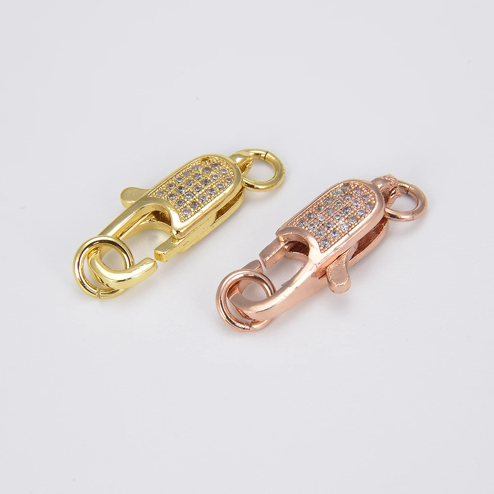 3PCS Keychain Accessories Charms Jewelry Making Supplies DIY Earrings Necklace Bracelet Zircon for Women Handmade Accessories