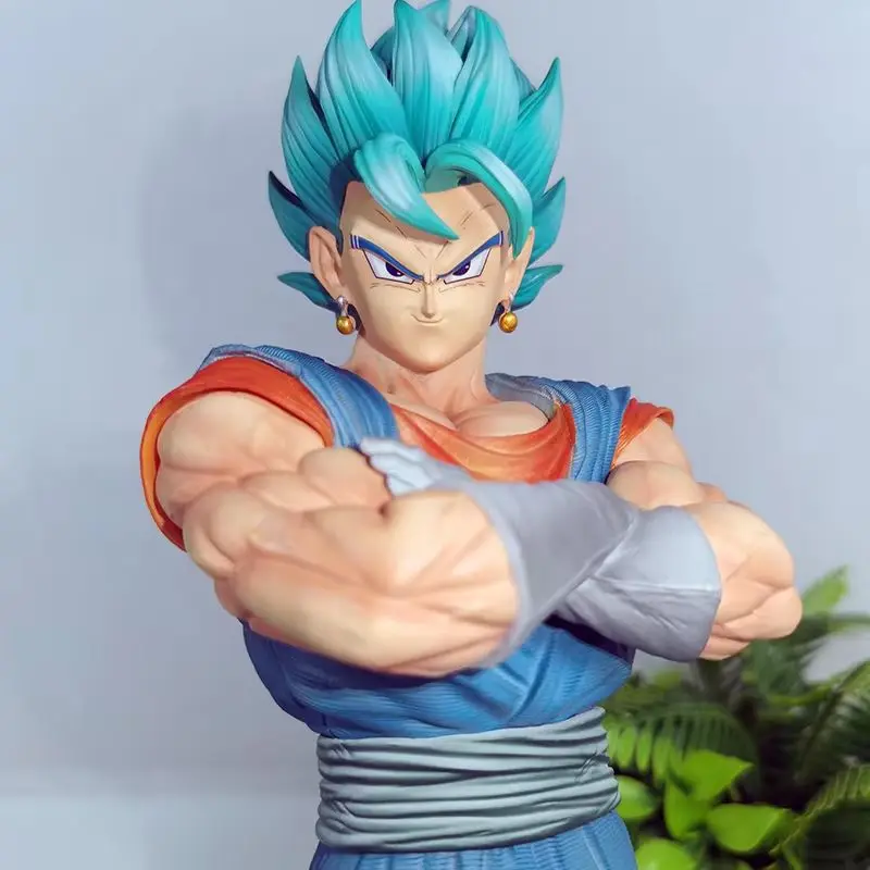 

About 30cm Dragon Ball Heterochromatic Vegetto Secondary Anime Peripheral Model Decorations Gk Action Figures Toy Gift