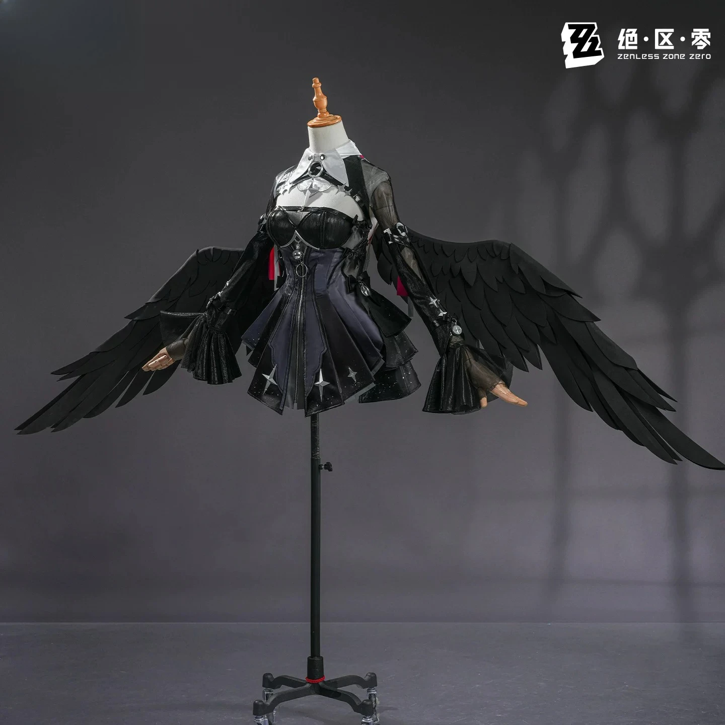 Zenless Zone Zero Remielle Dan Ramiel Cosplay Costume Dark Angel Suit Spread anime Cosplay Costume Girl NexoCosplay view 3