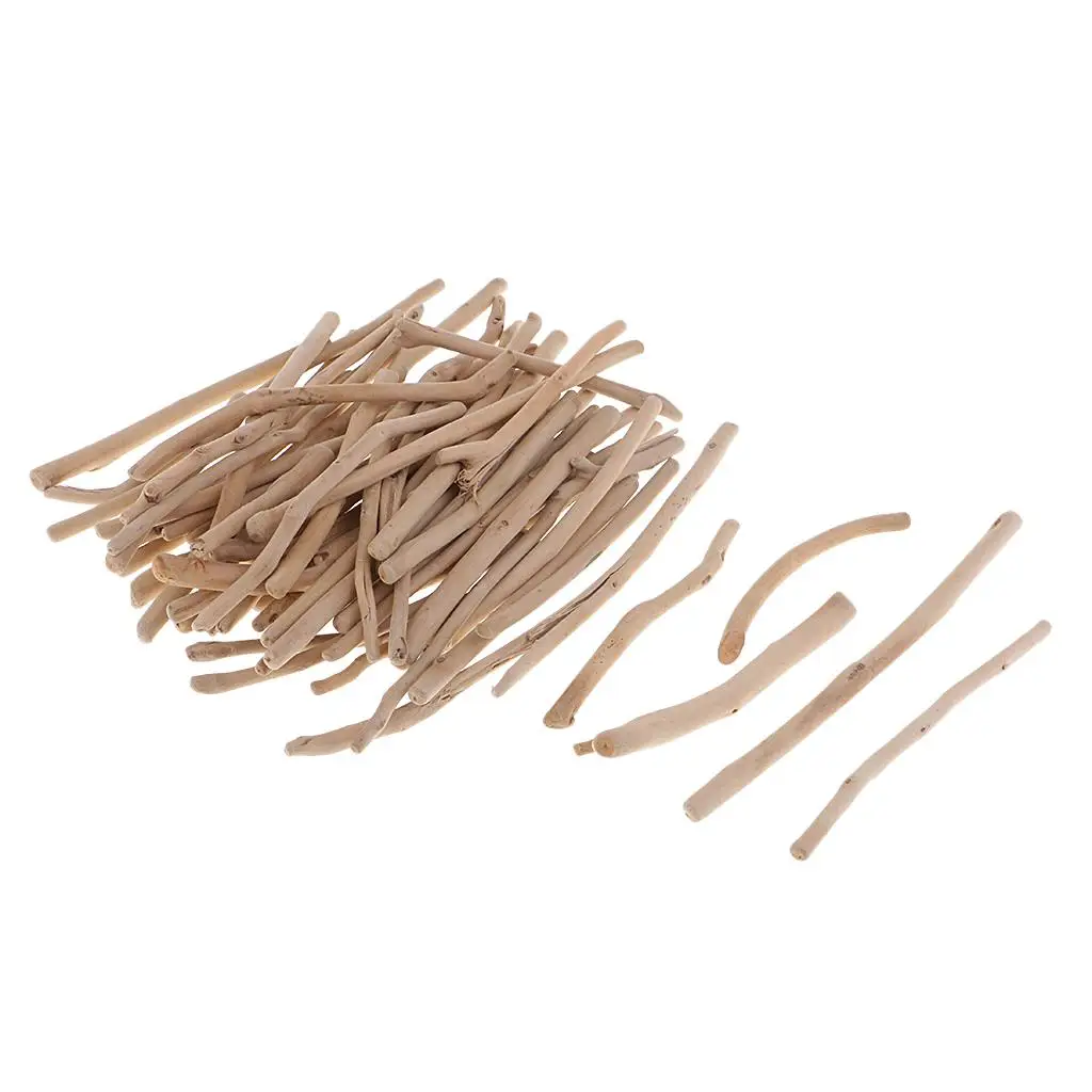 Wooden Driftwood Branches Craft Supplies Rustic Unpainted Wood for Home Creativity DIY Hobby Projects