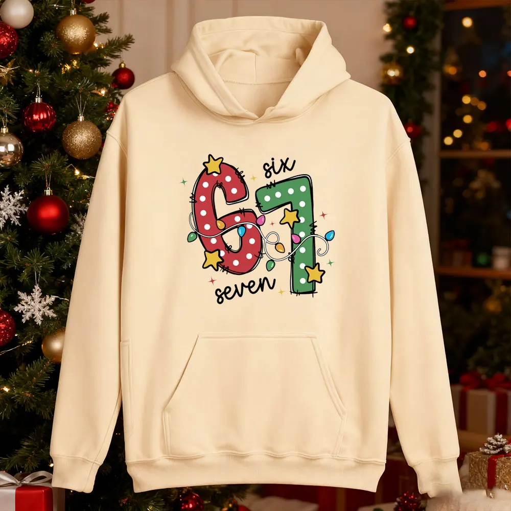 عيد الميلاد ستة سبعة جديدة في هوديس وبلوزات Y2k الملابس بلوزات الجمالية Kawaii الملابس هوديي النساء والرجال البلوز