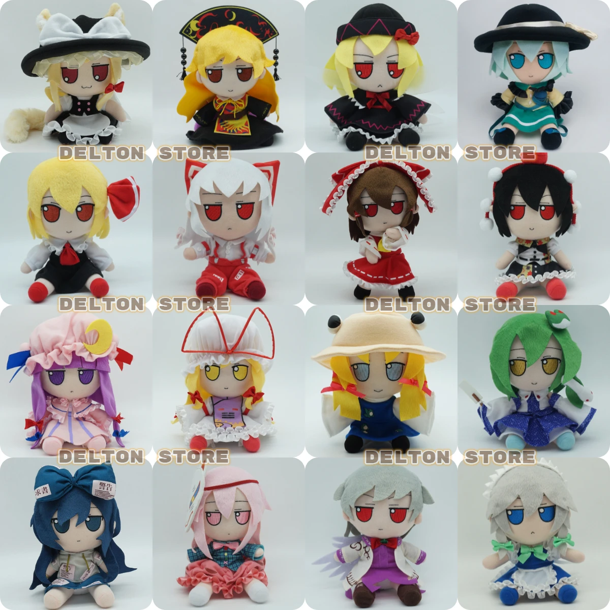 Wholesale 20cm Anime Plushies TouHou Project: Fumo Series Cosplay Cotton Doll Figures Toy Cute Sitting Dolls Idol Star Fans Gift