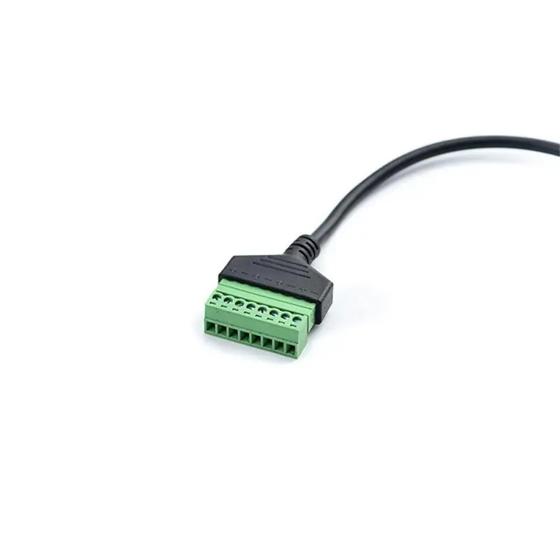 rj45 to screw terminal Block 8p connector ethernet rj45 Male Female to 8 pin screw terminal network adapter  for CCTV DVR CABLE image 4