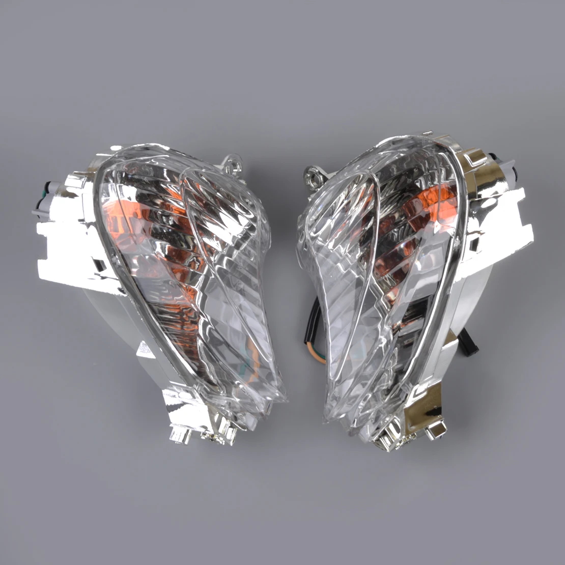 

1 Pair Clear Lens Front Indicator Turn Signal Light Lamp With Bulb Fit for Hayabusa GSX1300R 2008 2009 2010 2011 2012-2020 12V