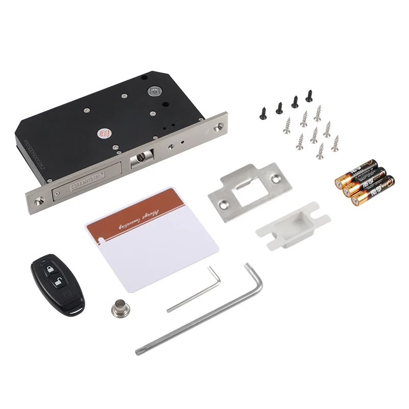 Customized Card Keyless Cylinder Indoor Deadbolt With Keys Household Sliding Hidden Home Electrical Invisible Door HardwareL ock