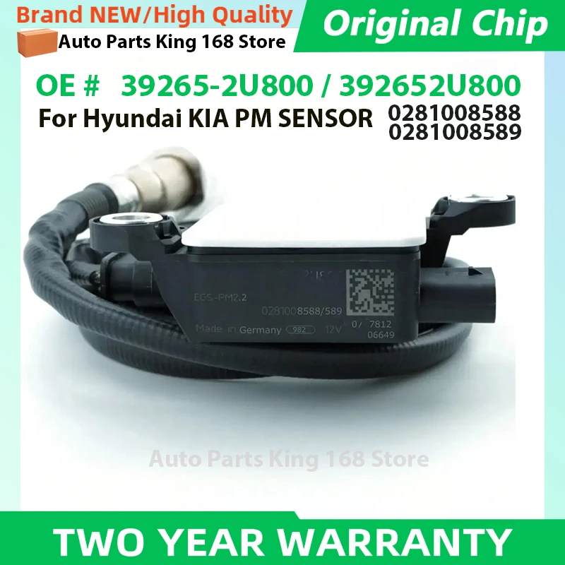 

392652U800 Particulate Matter Sensor PM Sensor 39265-2U800 0281008588/589 For Hyundai Tucson NX4 2021-2024 39265 2U800