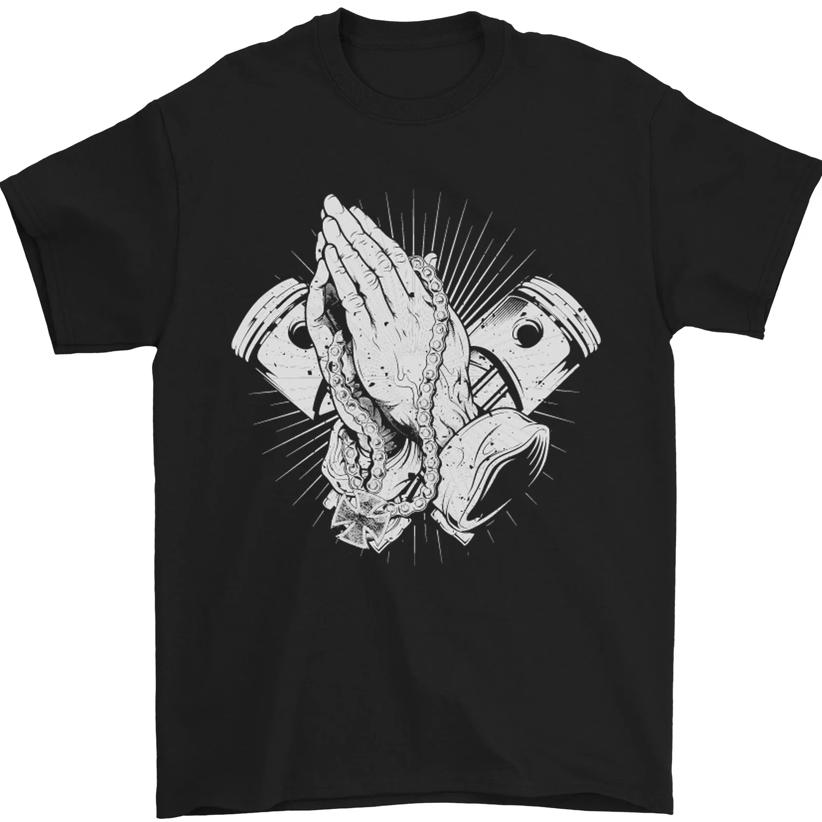 

Motorcycle Riding T-shirt Men's Summer Sweat-absorbing Breathable Top Cotton Short-sleeved Fashion Trendy Men's Clothing