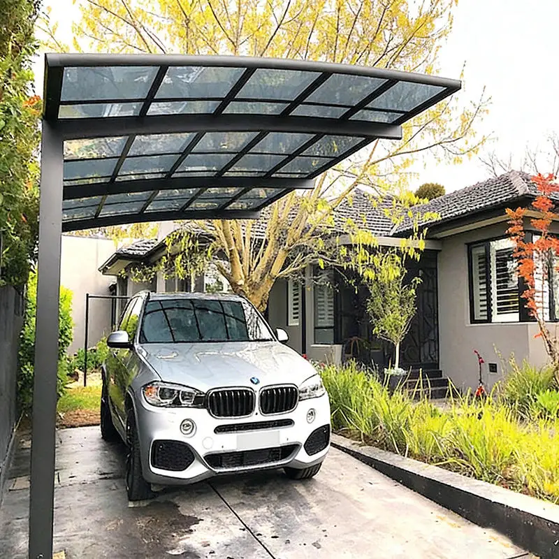 Easy Installation Space Saving Design Outdoor Use Car Parking Affordable Backyard Carport High Quality Aluminum Car Shelter