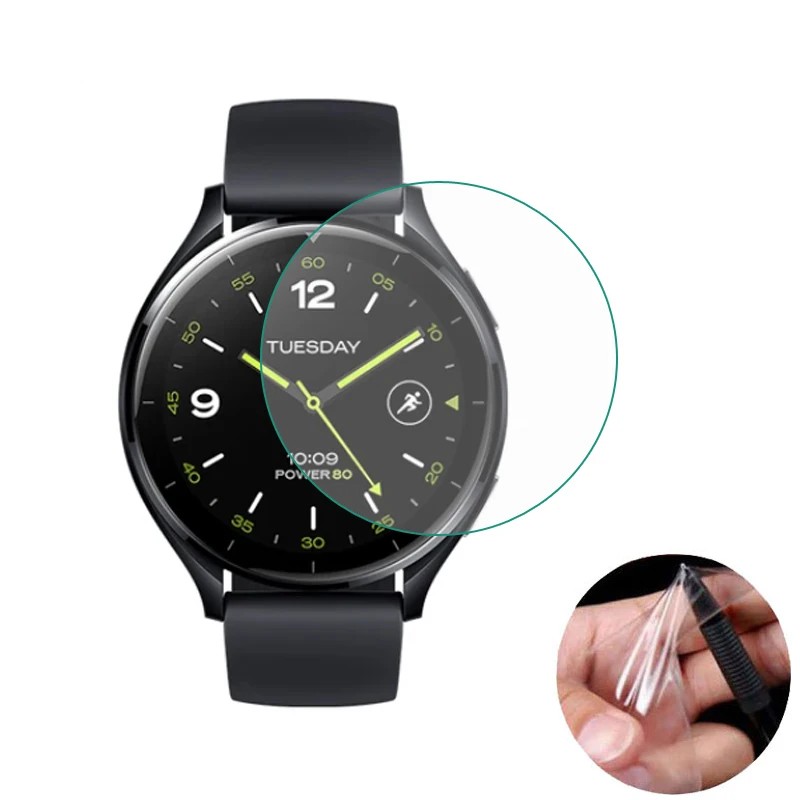 5pcs TPU Soft Smartwatch Clear Protective Guard Film For Xiaomi Watch 2 Display Screen Protector Cover Smart Accessories